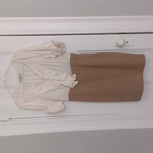 Loft two tone office dress